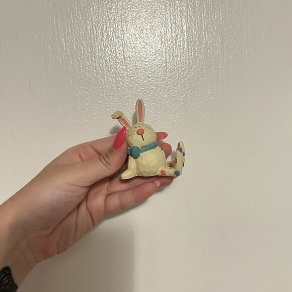 Suzi Other - Vintage B. Lloyd Resin Spring Easter Rabbit Bunny Egg Colorful 2011
